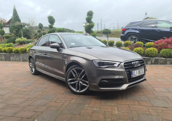 Audi A3 cena 63999 przebieg: 122376, rok produkcji 2015 z Lubomierz małe 106